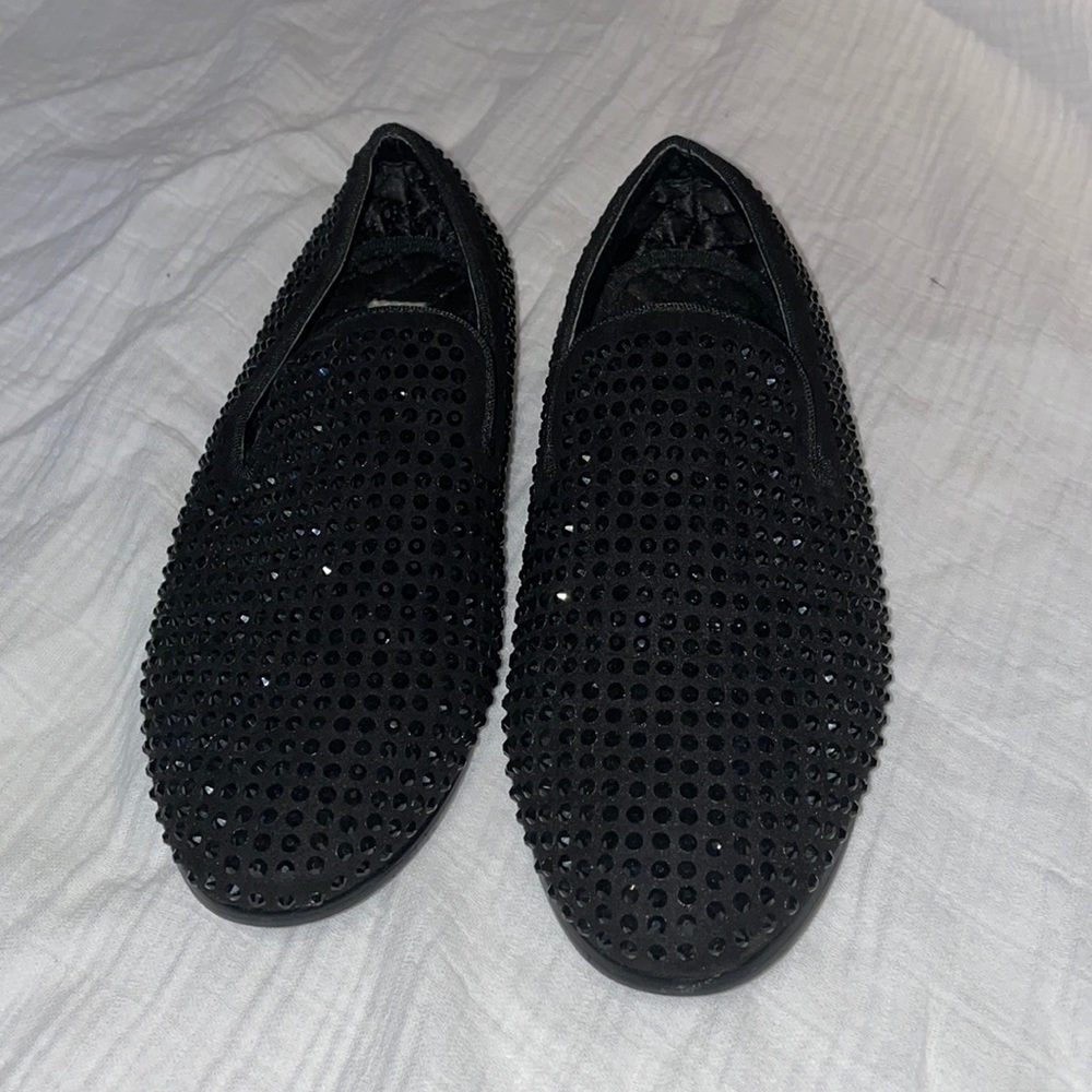 Steve Madden boys b-caviar rhinestone studded
